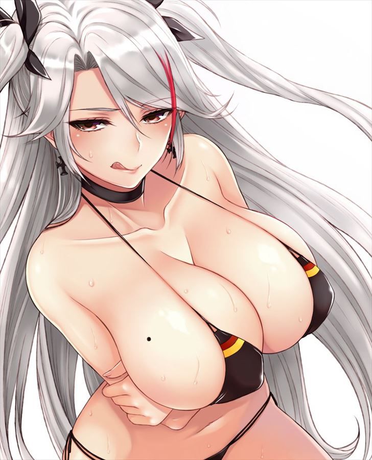 【Azure Lane Erotic Image】Here is the secret room for those who want to see Prinz Eugen's Ahe face! 5