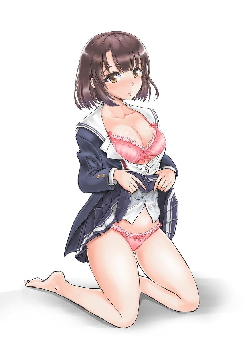 Erotic image of a beautiful girl who seems to see through 2D erotic clothes 29