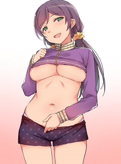 Erotic image of a beautiful girl who seems to see through 2D erotic clothes 9