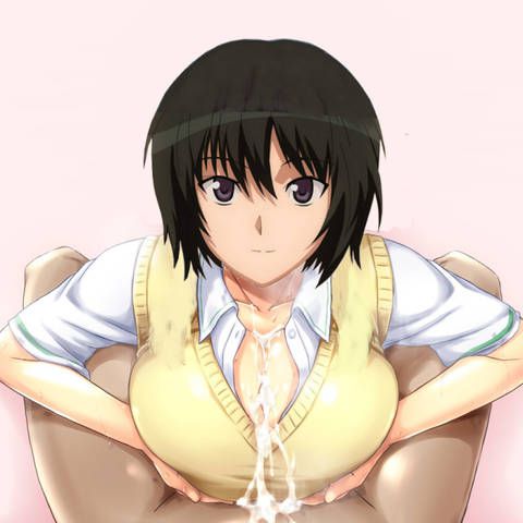 [Erotic anime summary] image collection of beautiful girls and beautiful girls who are ply with overwhelming milk pressure [40 sheets] 19