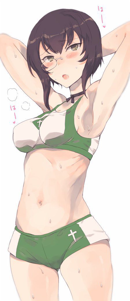 [Girls &amp; Panzer] Immediately pull out with an erotic image of Momo Kawashima's that you want to suck tightly! 1
