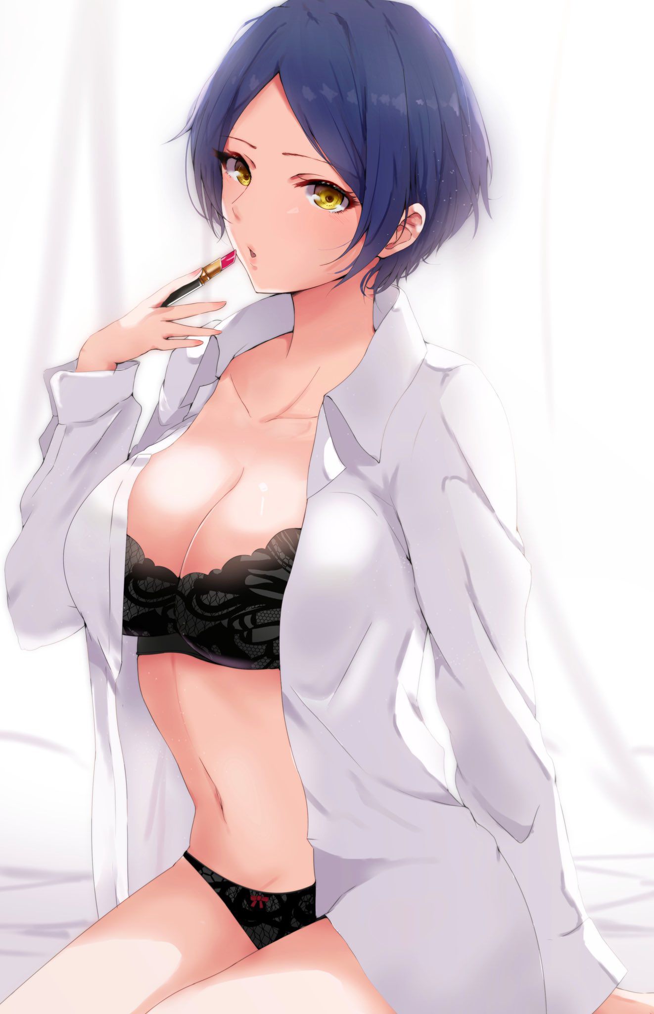 【Secondary】Erotic image of girl in black underwear Part 17 26