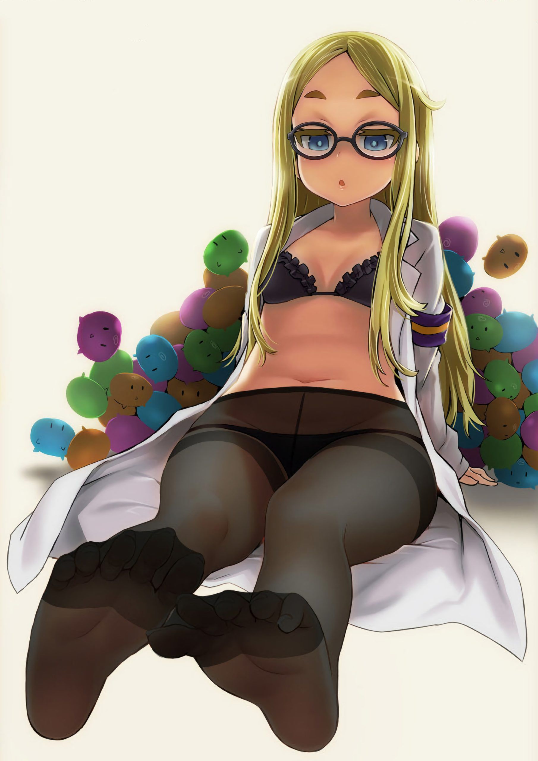 【Secondary】Erotic image of girl in black underwear Part 17 9