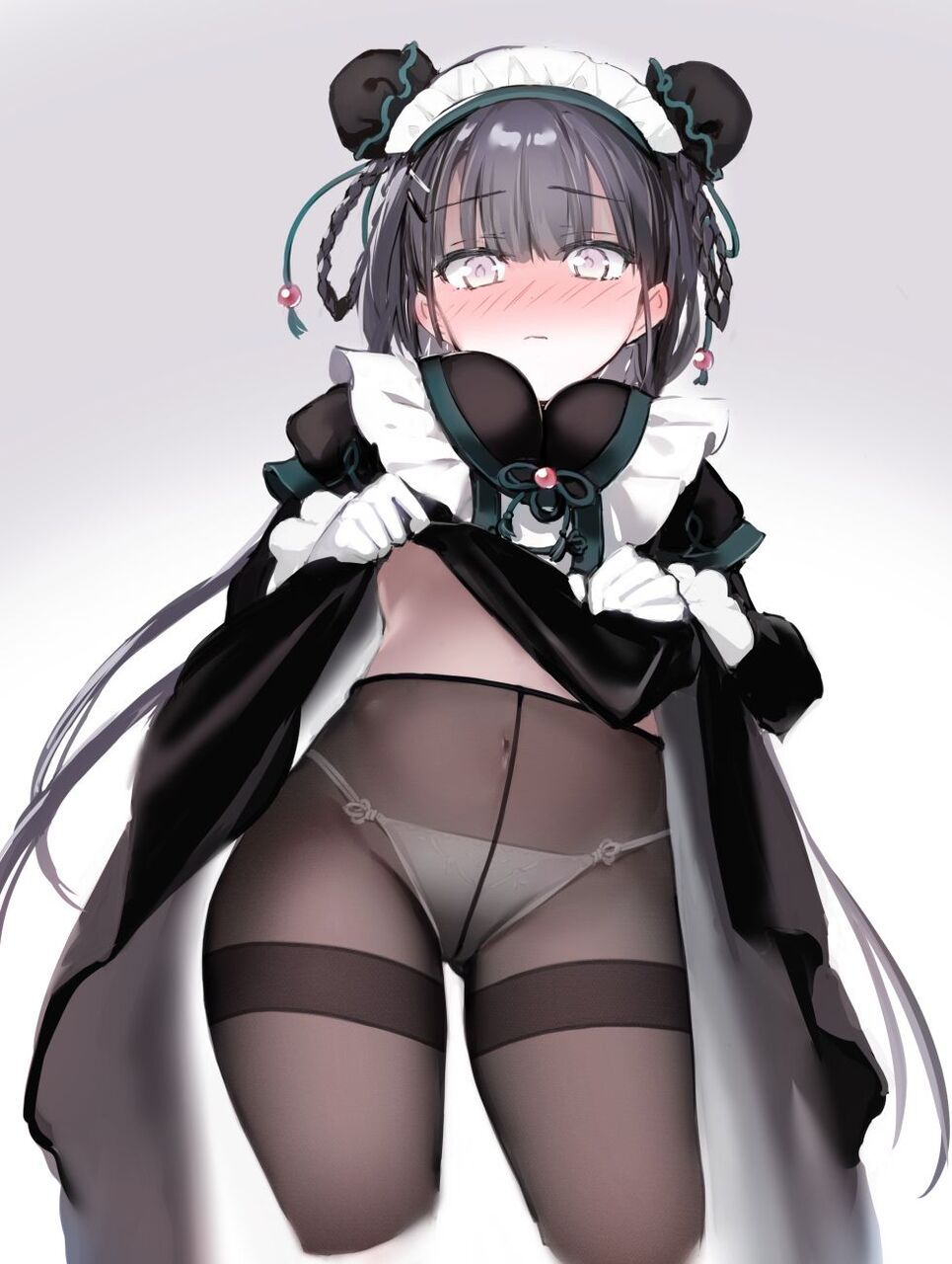I did not wait for the erotic image of the maid! 8