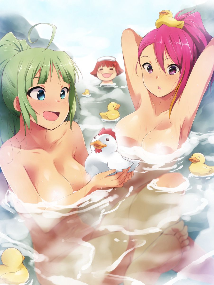 Two-dimensional erotic image of a girl in a bath who wants to peek secretly 3
