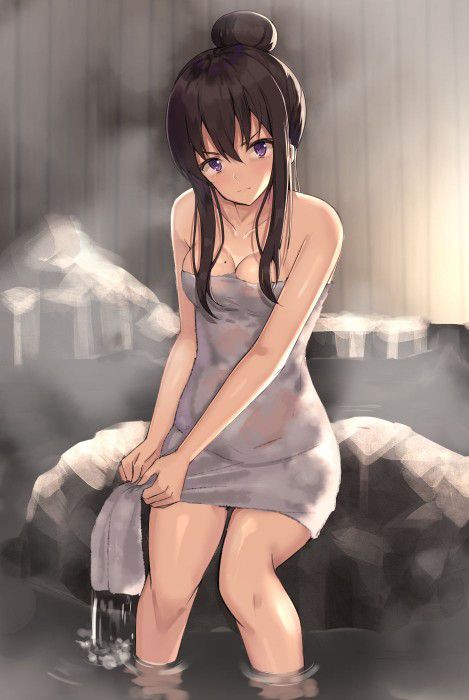 Erotic image of a girl taking a bath who wants to enter together and do lewd things 10