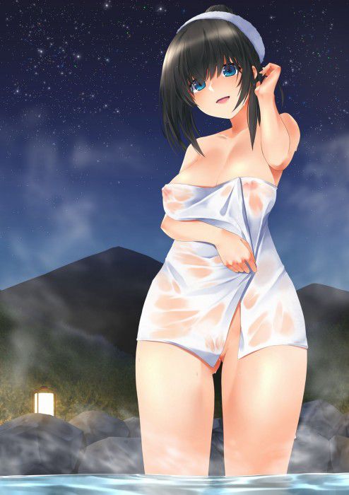 Erotic image of a girl taking a bath who wants to enter together and do lewd things 21