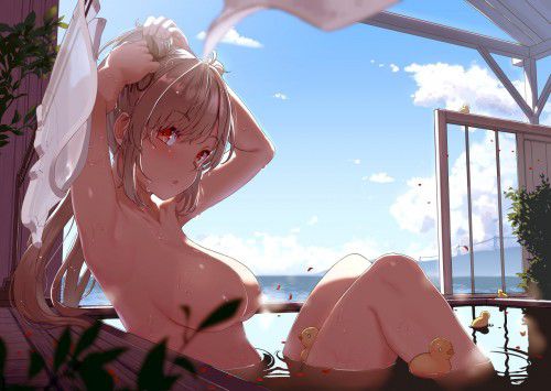 Erotic image of a girl taking a bath who wants to enter together and do lewd things 25