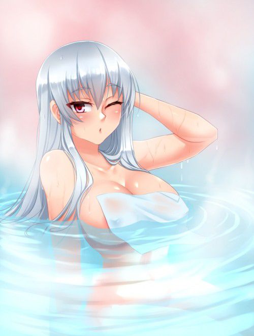 Erotic image of a girl taking a bath who wants to enter together and do lewd things 9