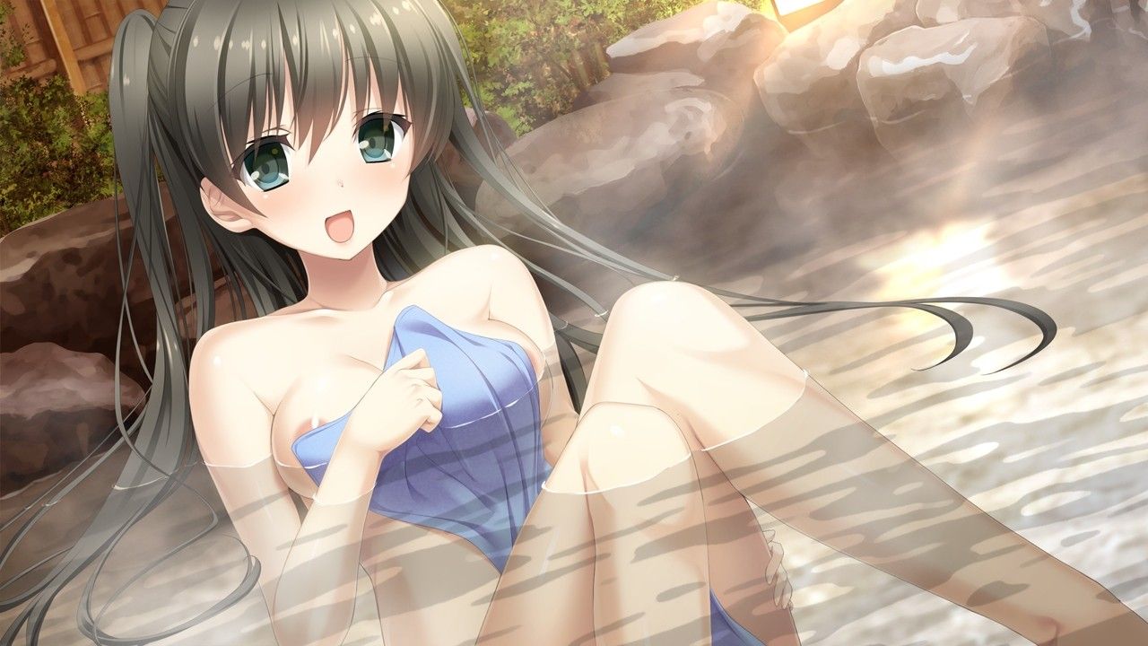It's getting warmer and watch out for long baths! 2D erotic image of girl in bath 7