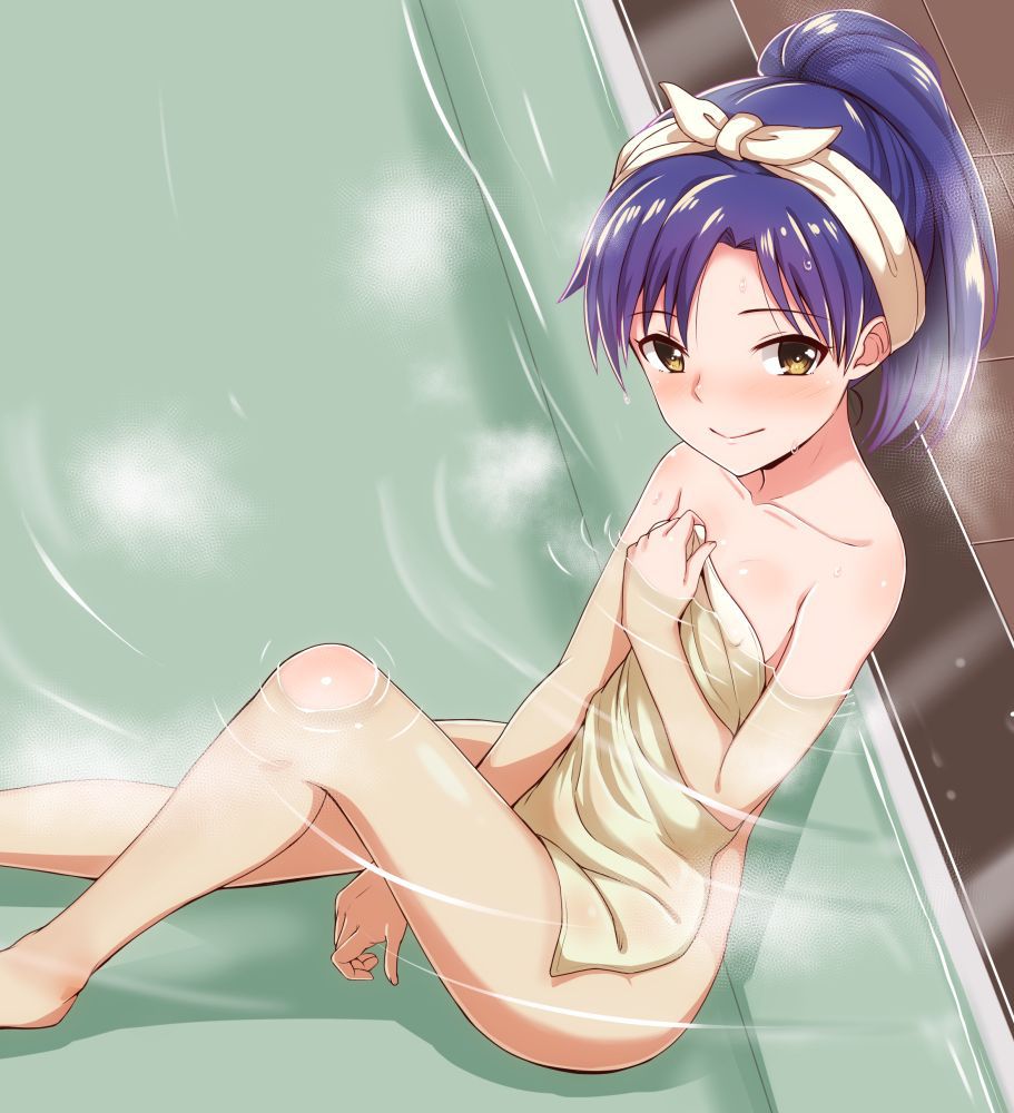 The girl who is taking a bath shows a different expression than usual, so watching it becomes "Ah, beautiful..."! 1