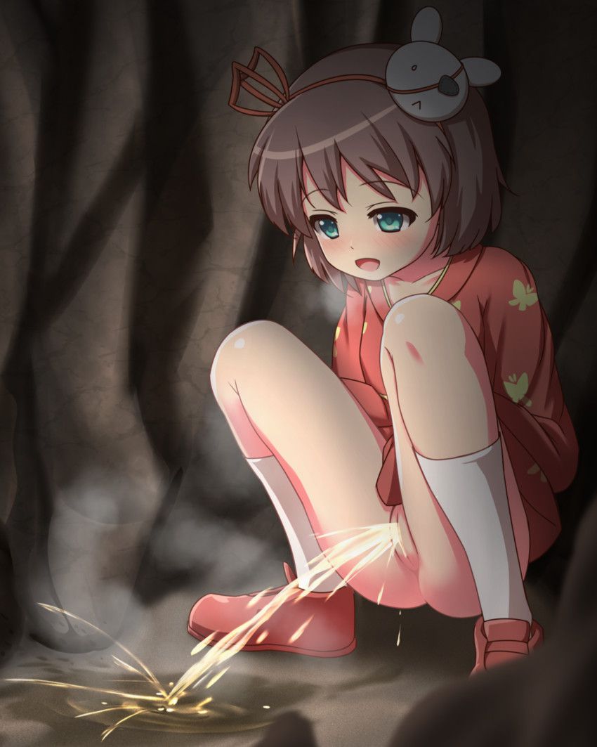 【Secondary】Erotic image of "Nochon Girl" who has no toilet nearby and is reluctantly peeing in the bushes around it 17