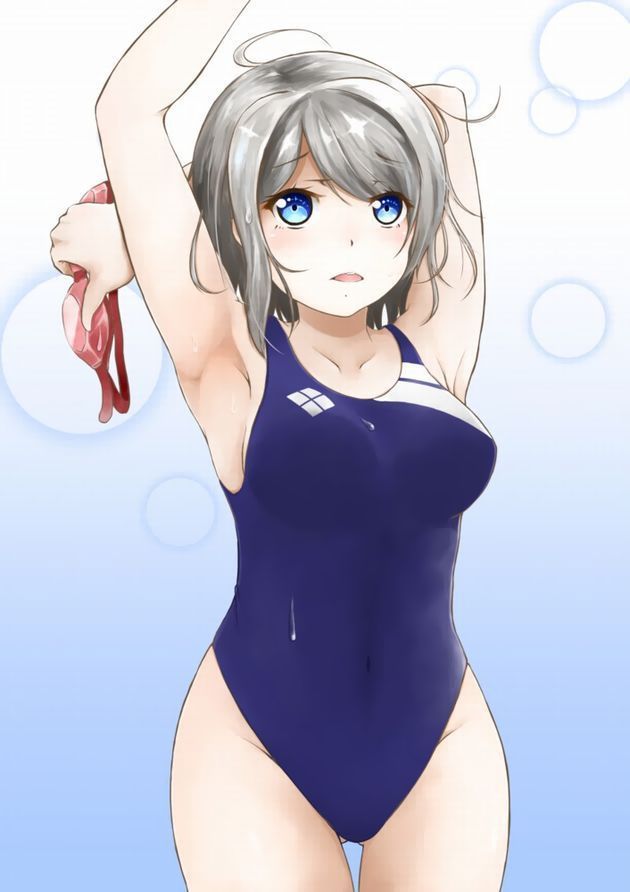 [Swimming swimsuit] beautiful girl image of the swimming swimsuit that a body line comes out just by wearing it Part 26 16