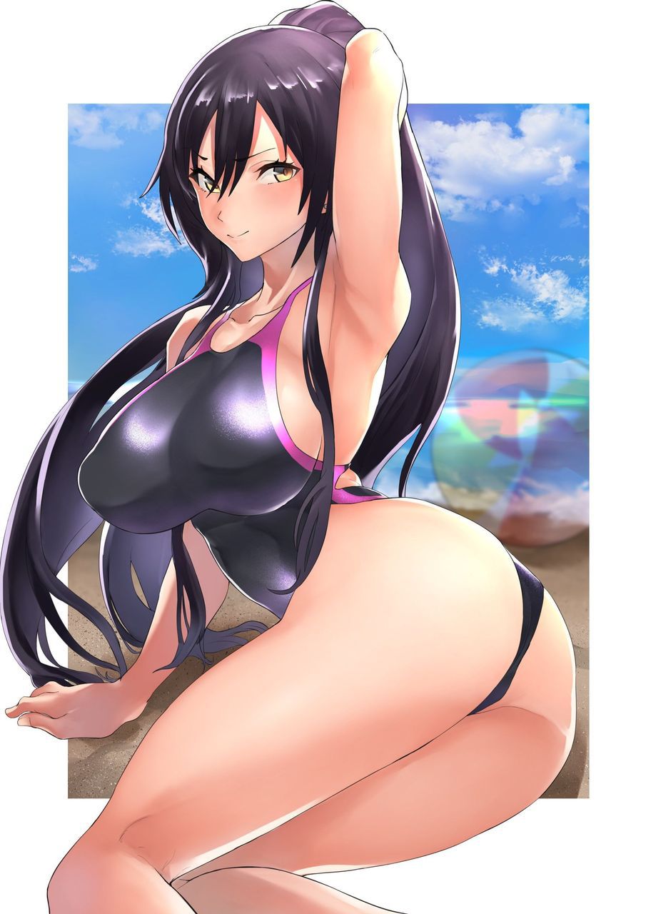 [Swimming swimsuit] beautiful girl image of the swimming swimsuit that a body line comes out just by wearing it Part 26 17