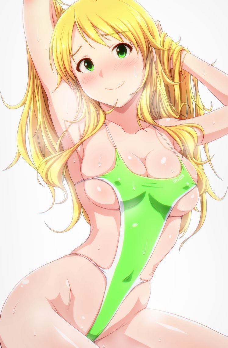 [Swimming swimsuit] beautiful girl image of the swimming swimsuit that a body line comes out just by wearing it Part 26 5