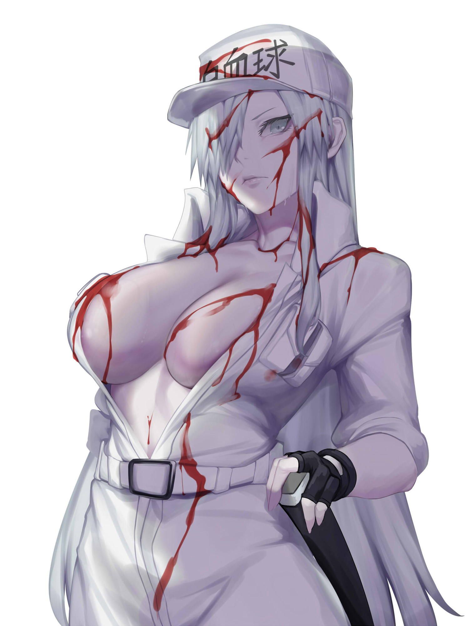 [Working cell BLACK] big and always bloody ...? Erotic images of white blood cells♪ 15