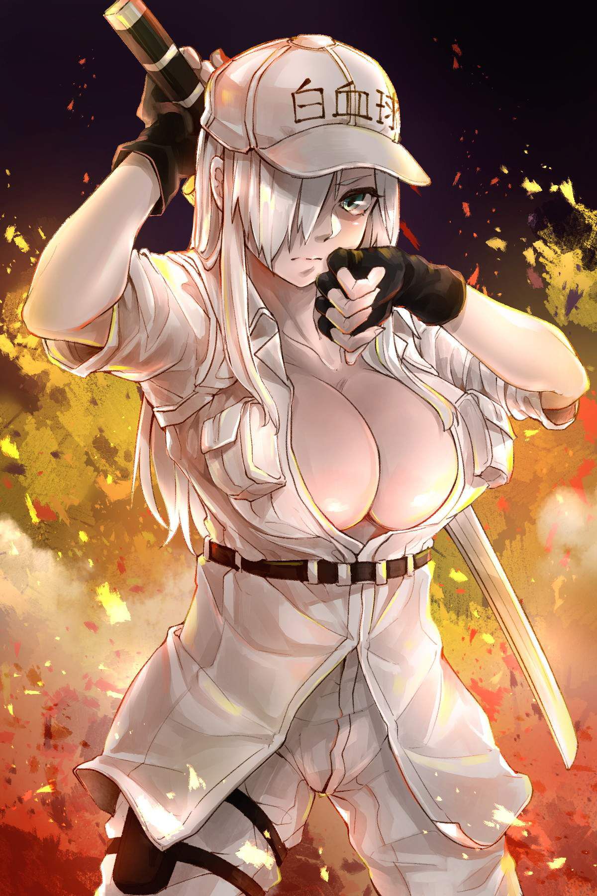 [Working cell BLACK] big and always bloody ...? Erotic images of white blood cells♪ 6