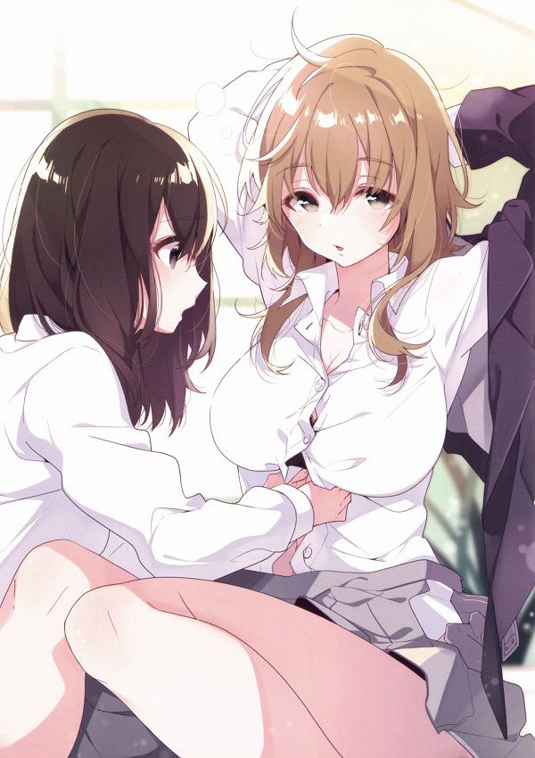Erotic anime summary Beautiful girls who are seeing the bra from the gap of clothes [secondary erotic] 36