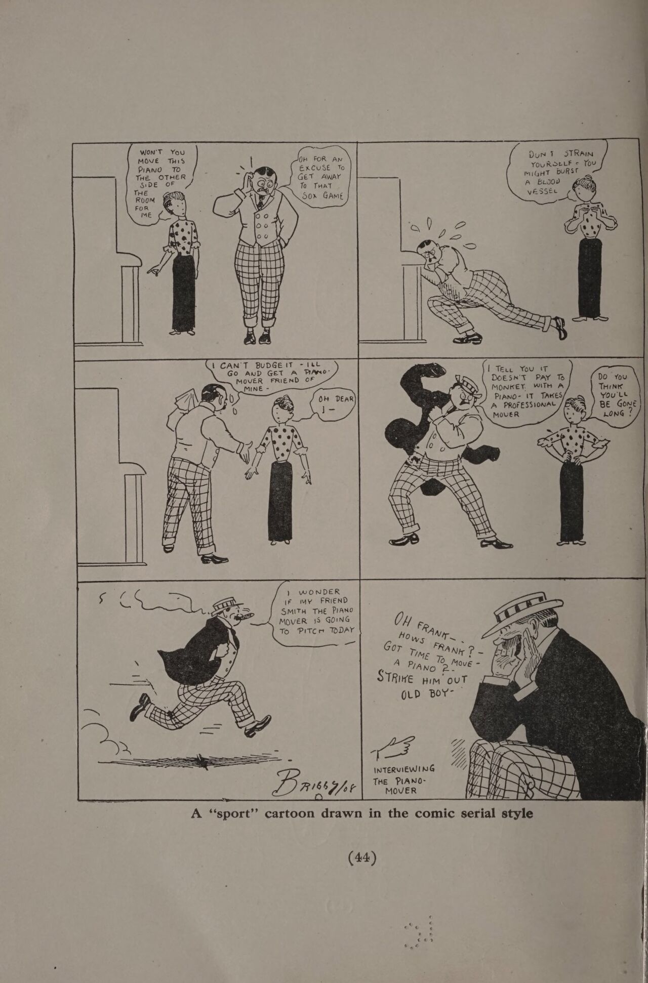 [Alfred West Brewerton] Drawing for newspapers [English] 55