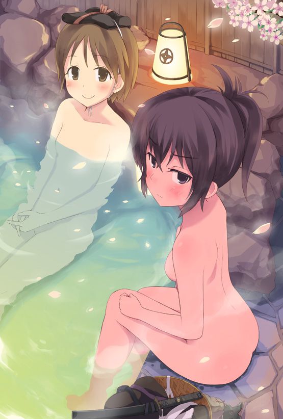 Do you take a bath by your back? Two of you? Two-dimensional erotic image of a girl in the input that does not change to be naked and echi in any case 1
