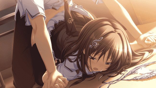 Secondary erotic girls who are happy to be poked in the back [40 pieces] 41