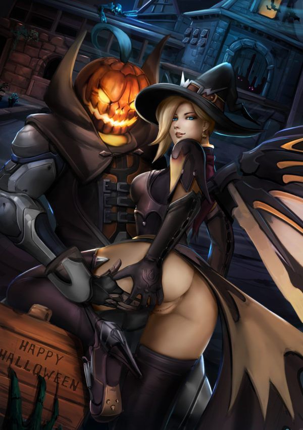 Erotic image I tried to collect the image of cute Mercy, but it's too erotic ... (Overwatch) 40