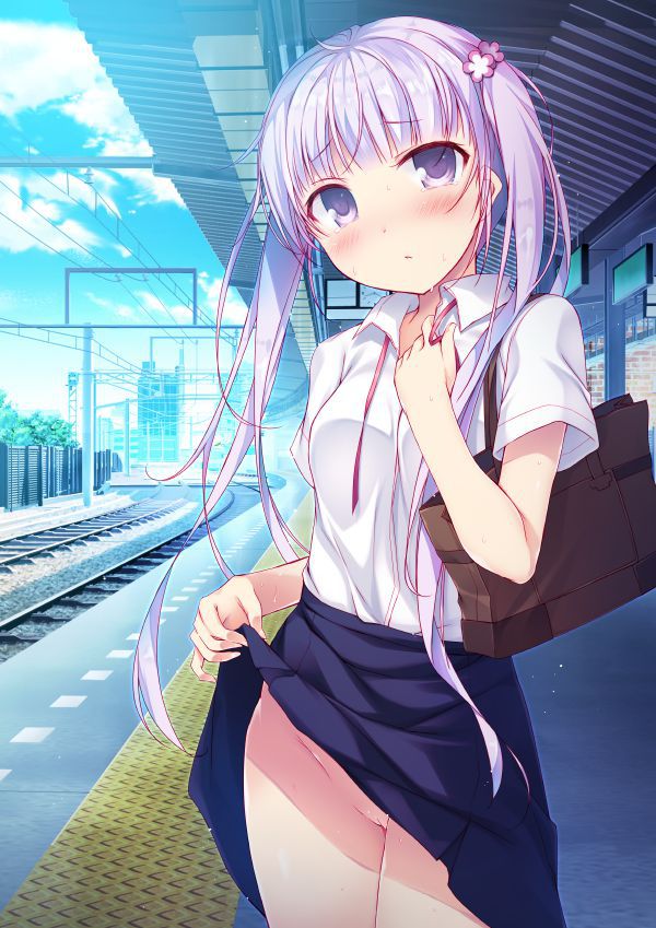 【NEW GAME!】 Ryofu Aoba's hair-out secondary erotic image summary 9