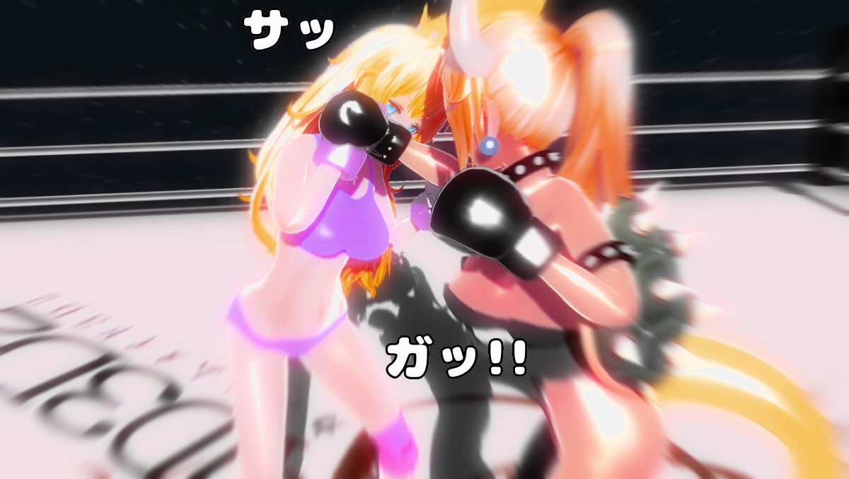 [Tomii] Peach Hime vs Koopa Hime [とみー] ピーチ姫vsクッパ姫 49