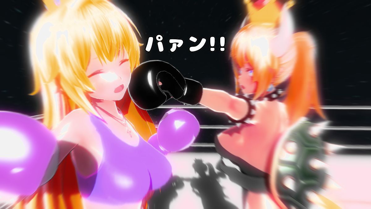 [Tomii] Peach Hime vs Koopa Hime [とみー] ピーチ姫vsクッパ姫 63