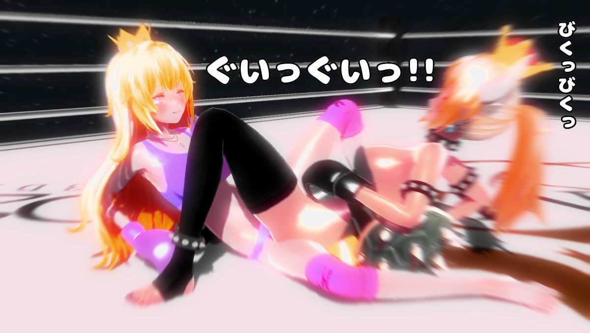 [Tomii] Peach Hime vs Koopa Hime [とみー] ピーチ姫vsクッパ姫 92