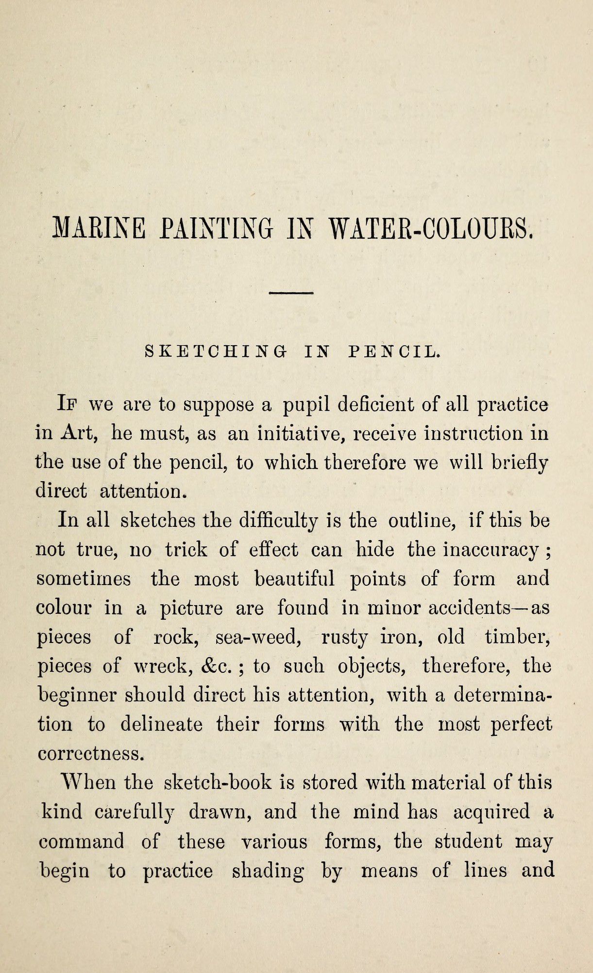 [John Wilson Carmichael] The art of marine painting in water-colours [English] 18