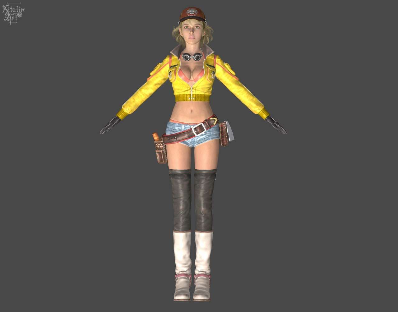 [J.A.] FFXV | Cindy Reference 1