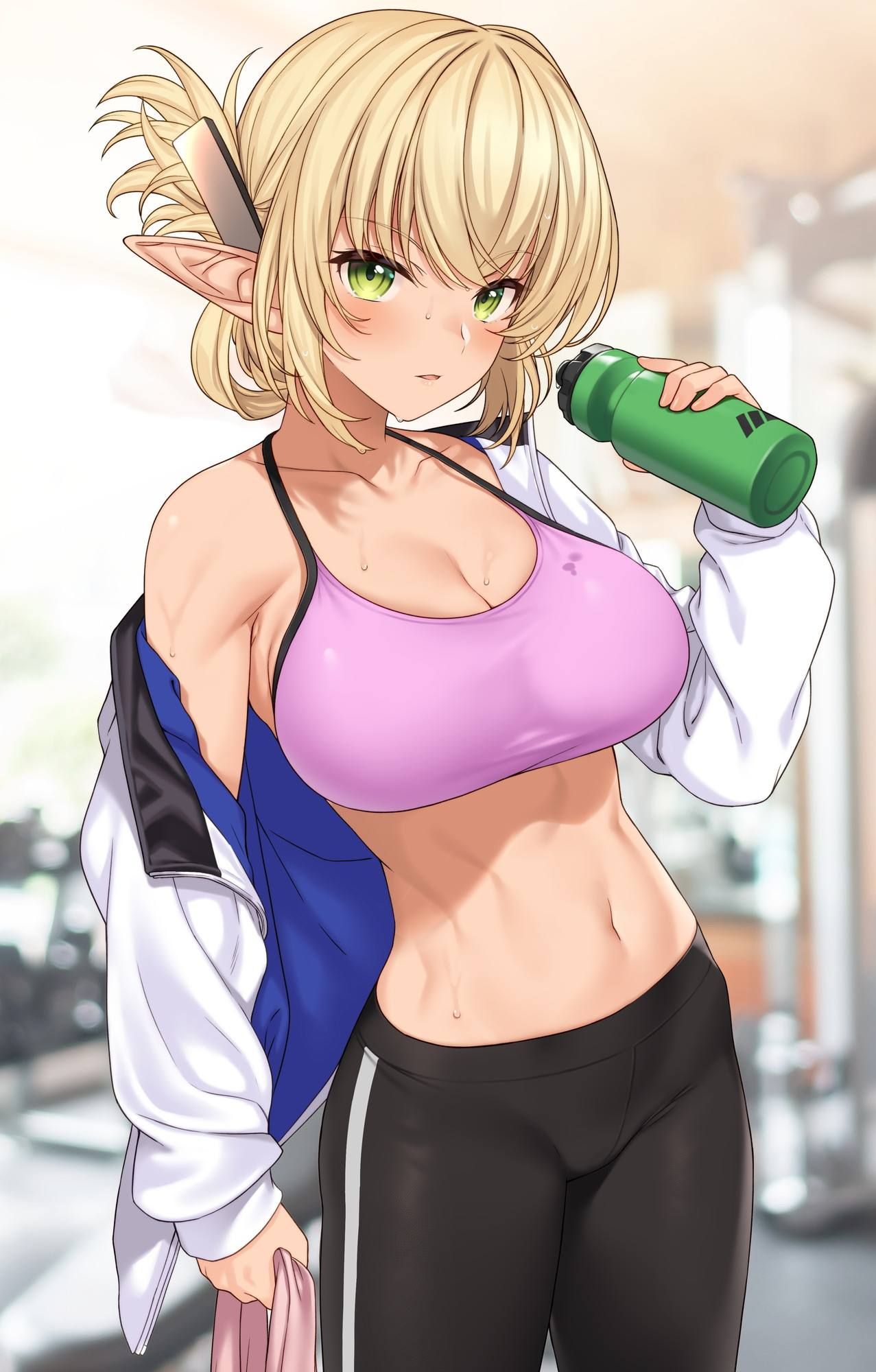 Defenseless health eros of girls wearing sports bras (* ́Д'*) huh (15) 21