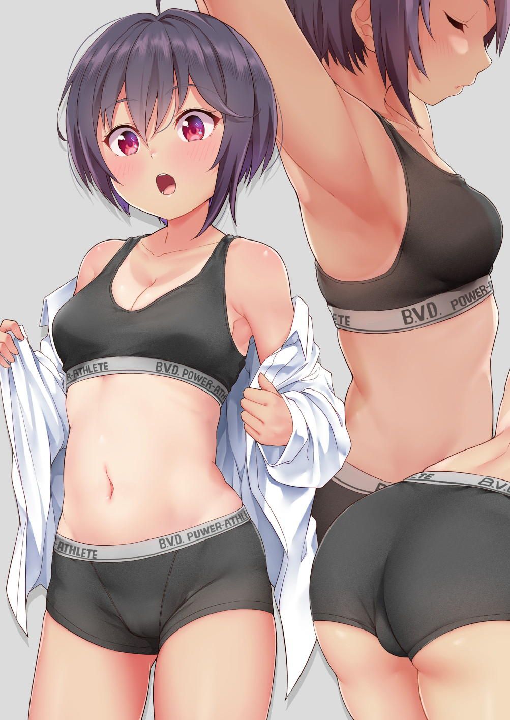 Defenseless health eros of girls wearing sports bras (* ́Д'*) huh (15) 5