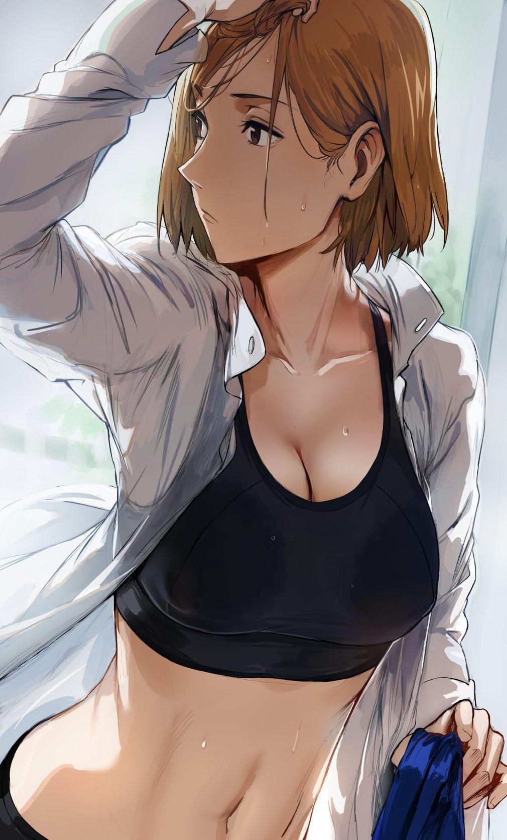 Defenseless health eros of girls wearing sports bras (* ́Д'*) huh (15) 7