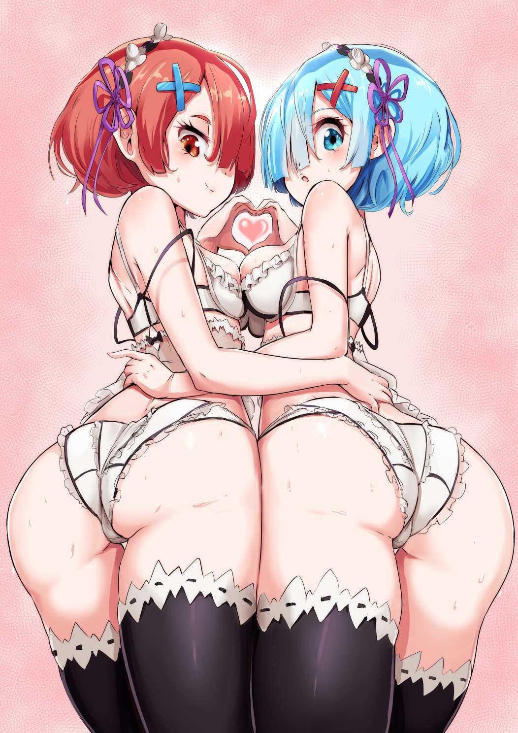 Rezero: Rem and Ram Lesbian Images [Re: Life in a Different World Starting from Scratch] 39