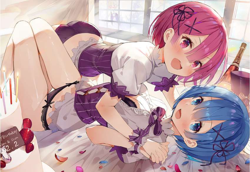 Rezero: Rem and Ram Lesbian Images [Re: Life in a Different World Starting from Scratch] 46