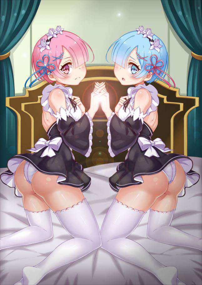 Rezero: Rem and Ram Lesbian Images [Re: Life in a Different World Starting from Scratch] 9