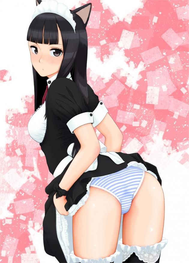 I'm going to paste the erotic cute image of the maid! 16
