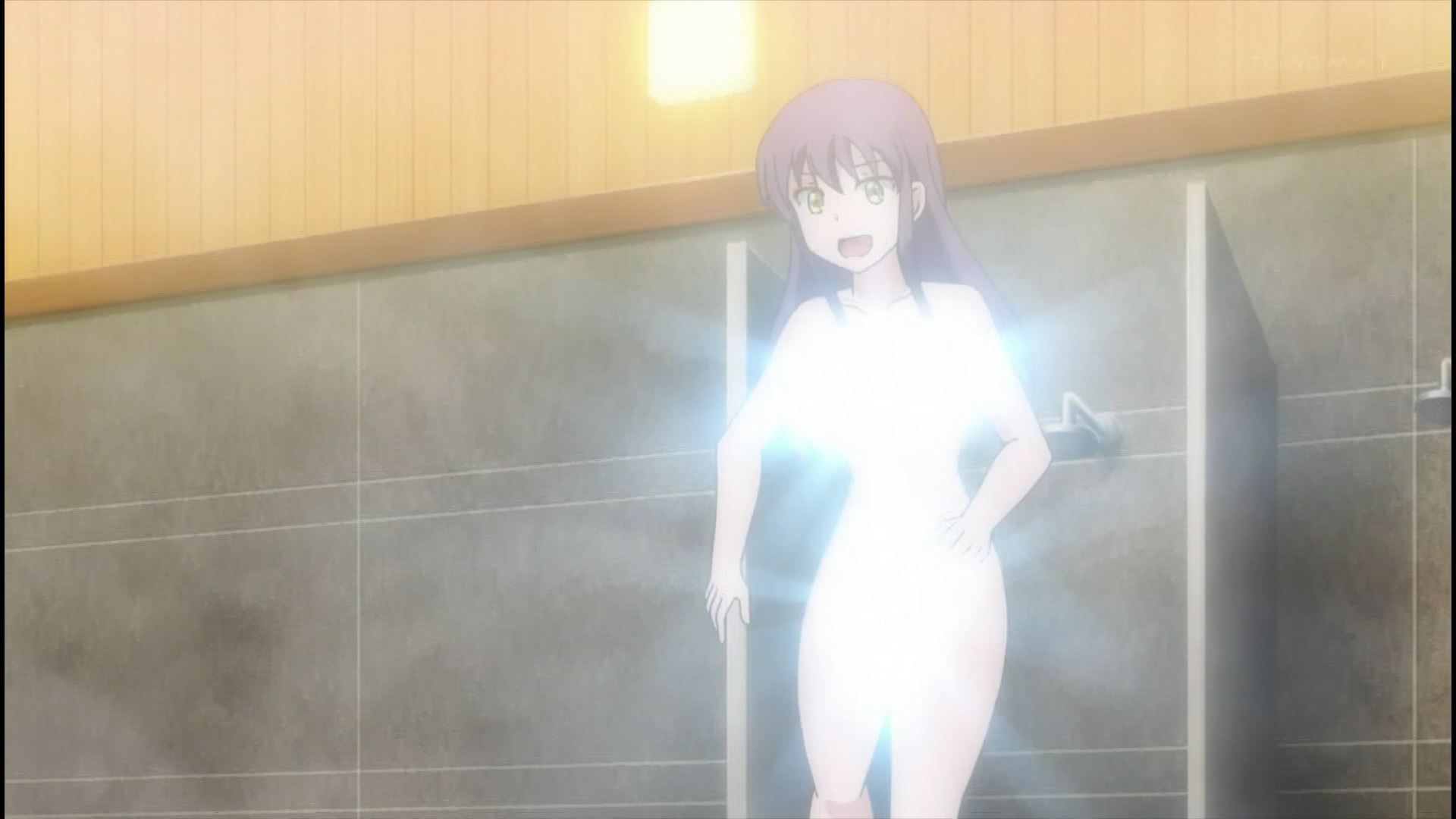 The erotic nakedness of girls in the anime [Armored Daughter Fighting Machine] 4 stories is shining a bathing scene! 21