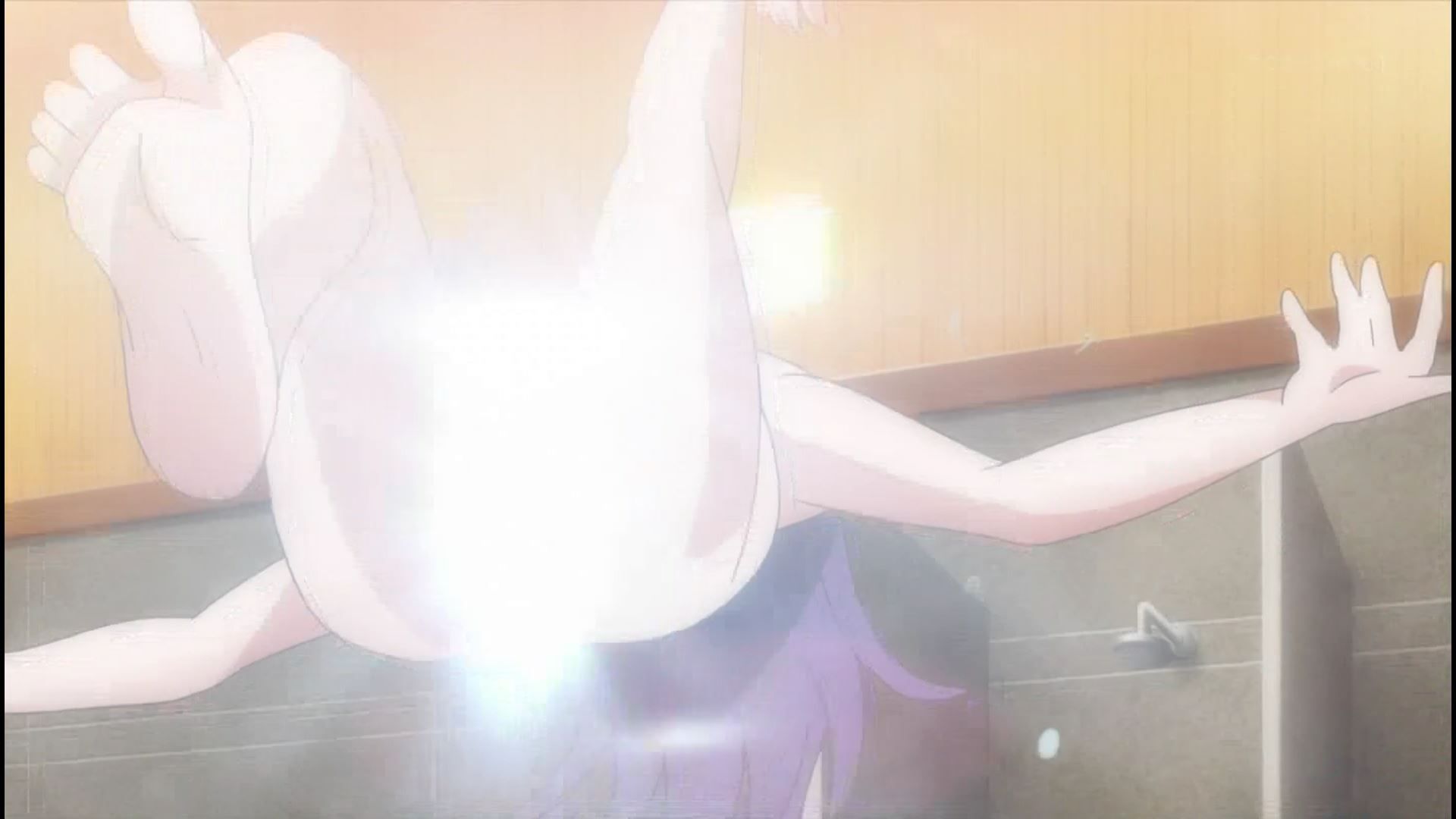 The erotic nakedness of girls in the anime [Armored Daughter Fighting Machine] 4 stories is shining a bathing scene! 22