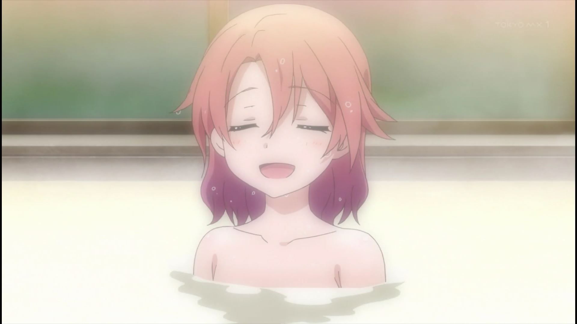 The erotic nakedness of girls in the anime [Armored Daughter Fighting Machine] 4 stories is shining a bathing scene! 5