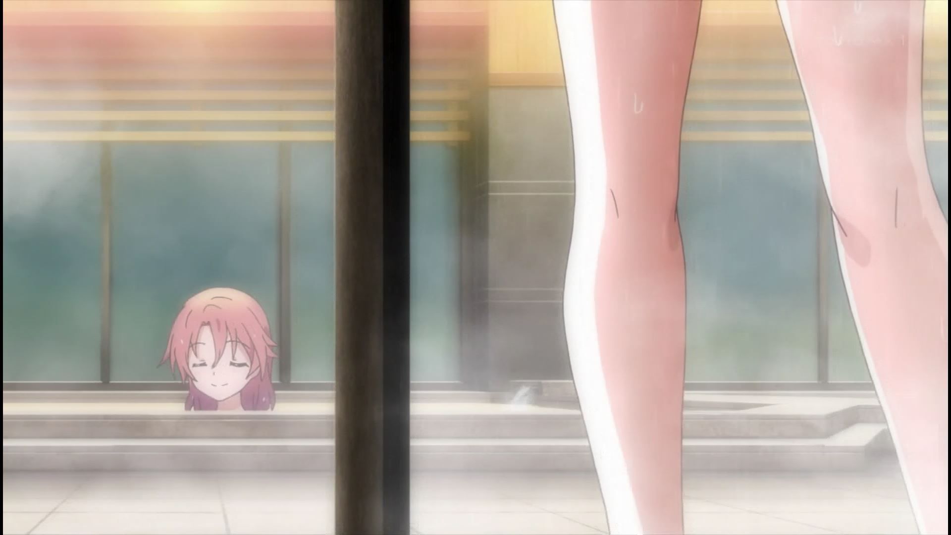 The erotic nakedness of girls in the anime [Armored Daughter Fighting Machine] 4 stories is shining a bathing scene! 6