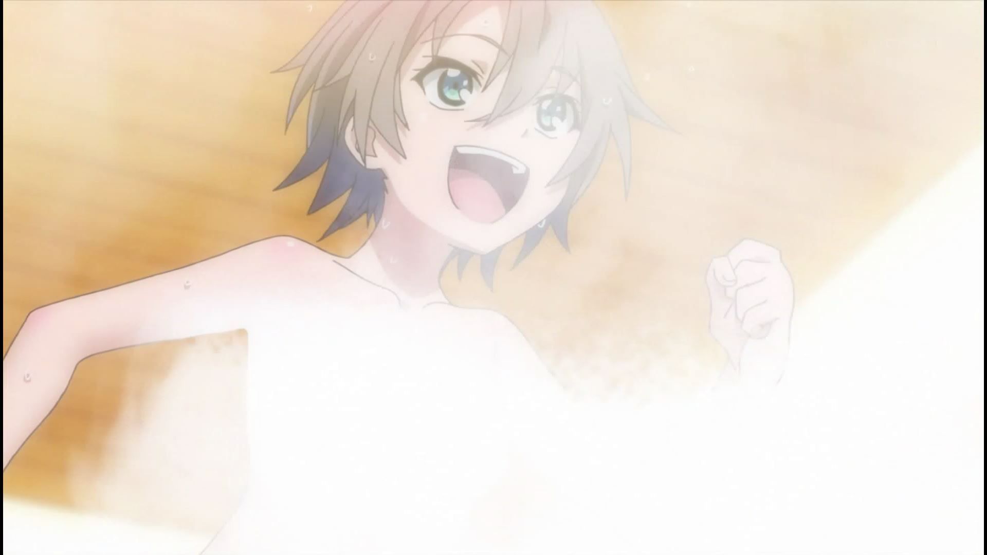 The erotic nakedness of girls in the anime [Armored Daughter Fighting Machine] 4 stories is shining a bathing scene! 9