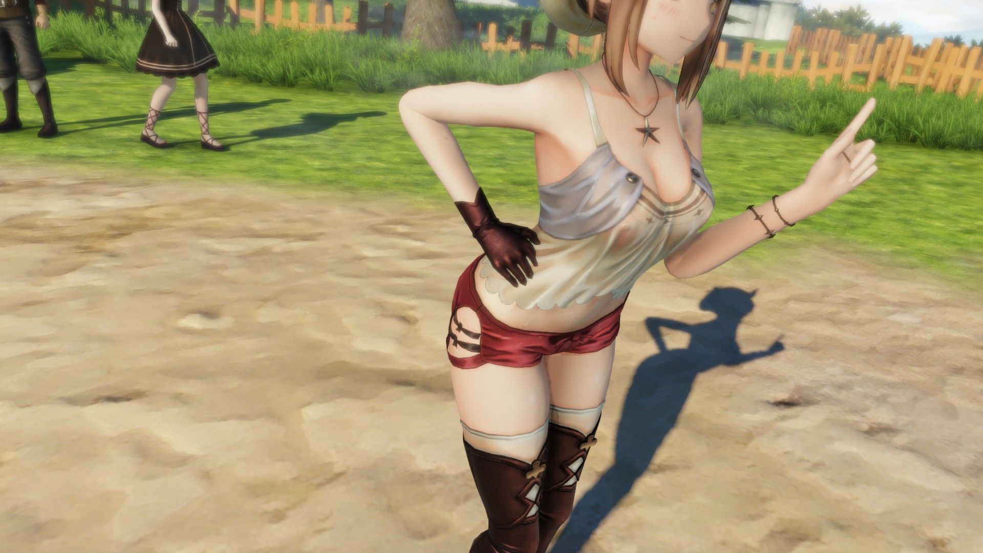 Buy a PC version liza atelier but also spend 2 days to make nipples transparent with erotic MOD ... 11