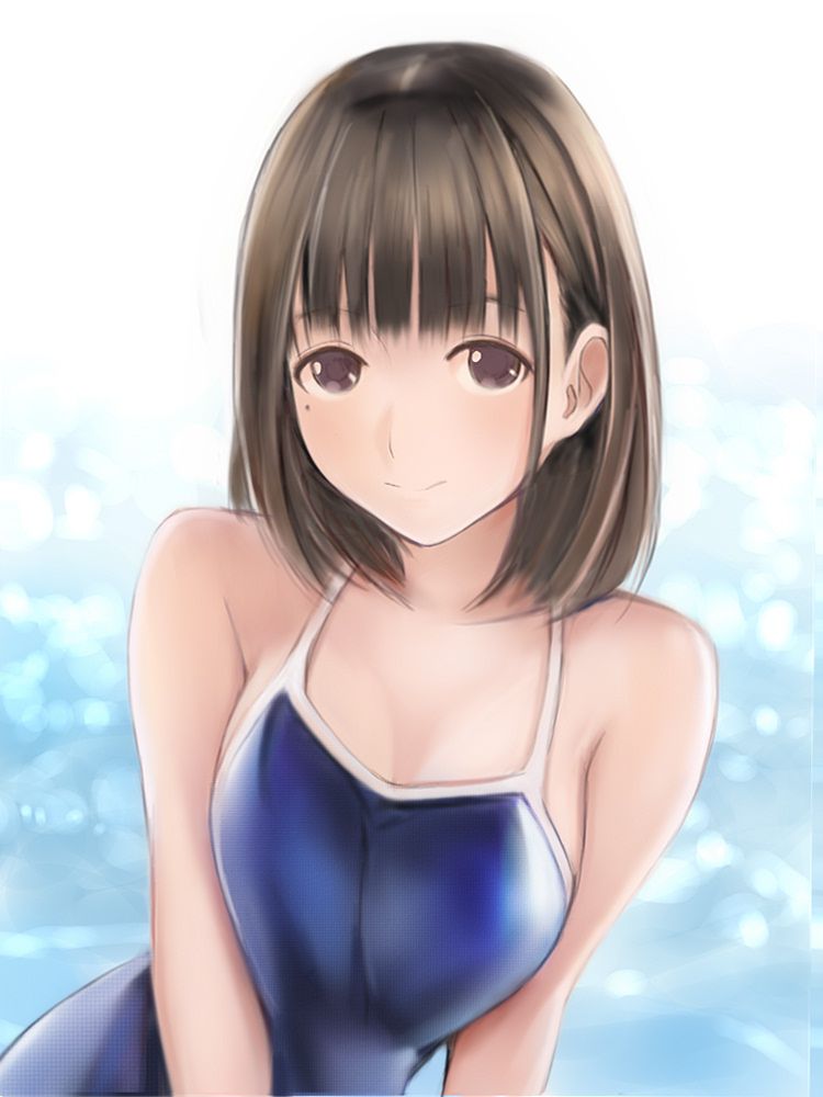 I also had a time when I was wearing a bathing suit and a body! Two-dimensional erotic image feature of a Suku mizu girl who thinks on a distant day! 32