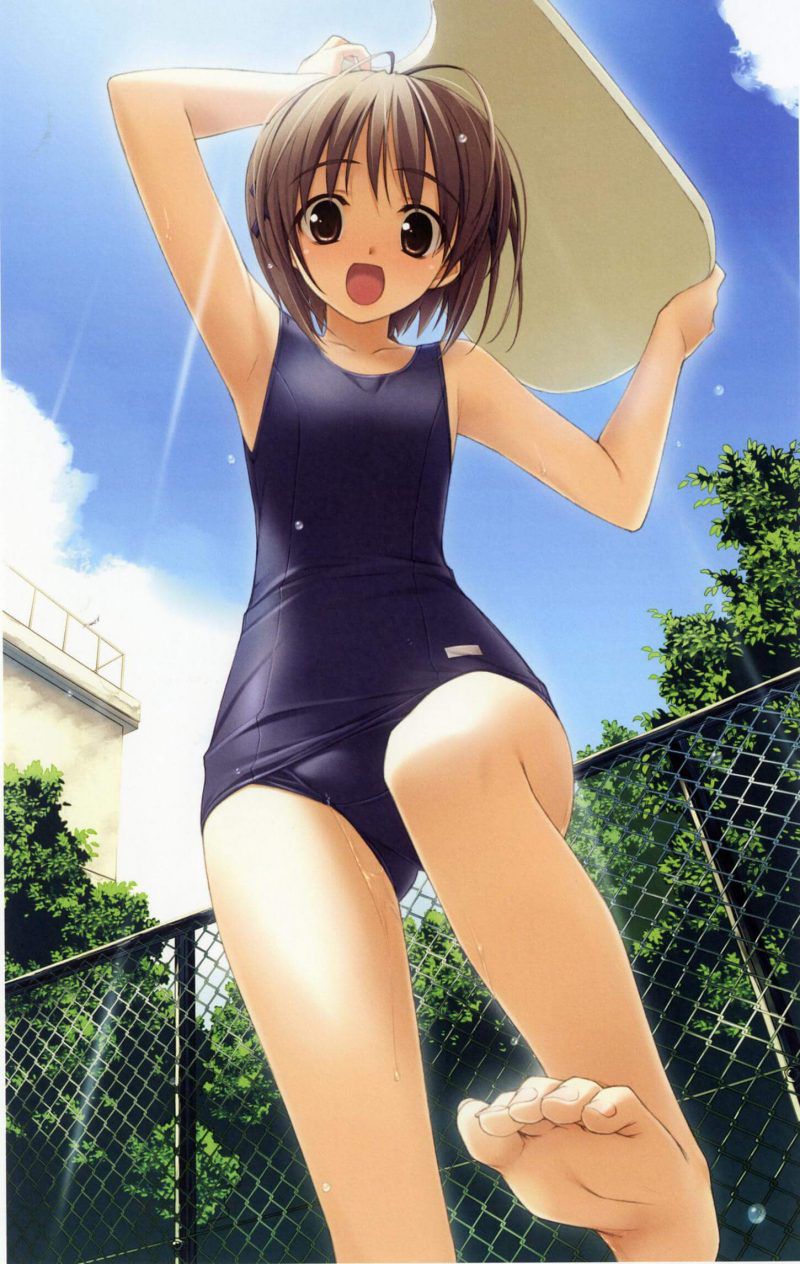 I also had a time when I was wearing a bathing suit and a body! Two-dimensional erotic image feature of a Suku mizu girl who thinks on a distant day! 9