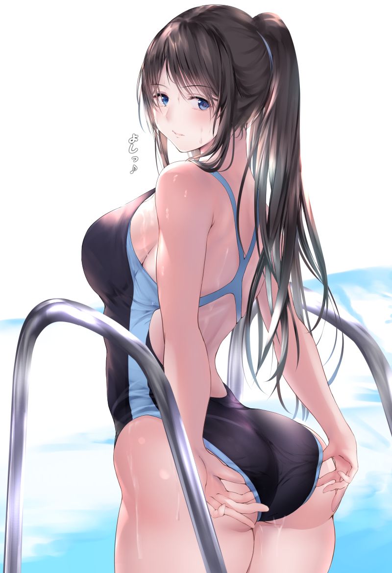 【Secondary】Clean and beautiful dignified black hair ponytail erotic image summary Part 2 53