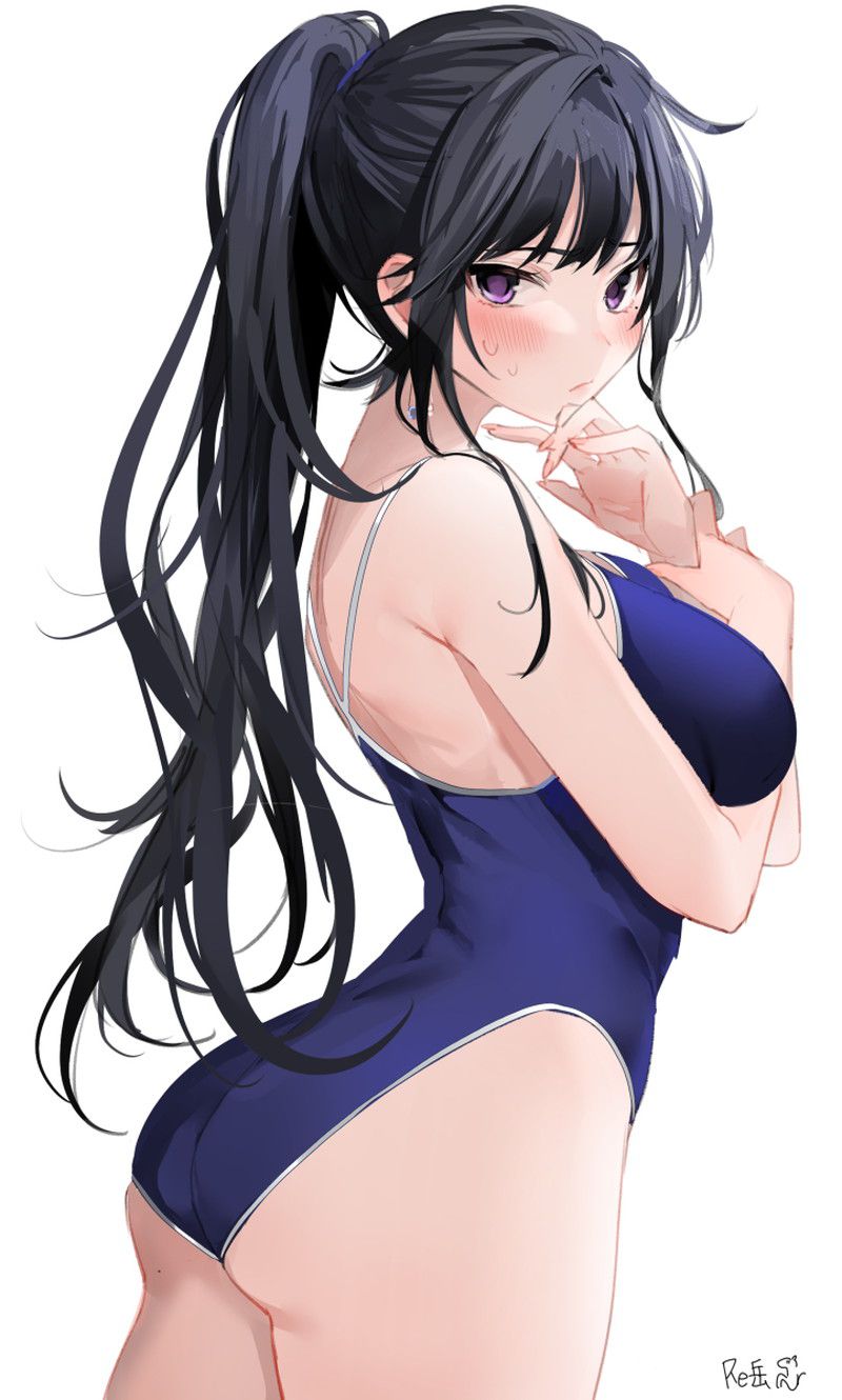 【Secondary】Clean and beautiful dignified black hair ponytail erotic image summary Part 2 7