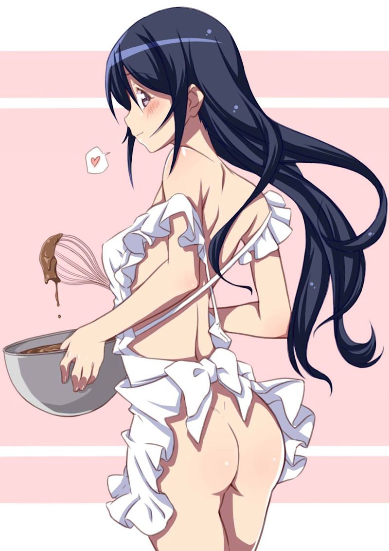 【Secondary】Erotic image of "naked apron" that I want young wife to have only for play even if cooking is useless 20